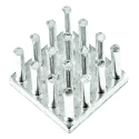Fischer Elektronik Heatsink, Universal Square Alu, Aluminium Black Anodised, Thermal Resistance 9.8K/W, 10 mm ICK S 14x14x10