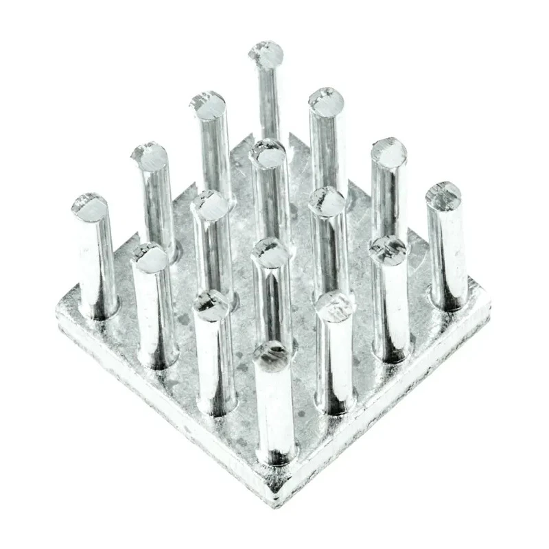 Fischer Elektronik Heatsink, Universal Square Alu, Aluminium Black Anodised, Thermal Resistance 9.8K/W, 10 mm ICK S 14x14x10