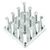 Fischer Elektronik Heatsink, Universal Square Alu, Aluminium Black Anodised, Thermal Resistance 9.8K/W, 10 mm ICK S 14x14x10