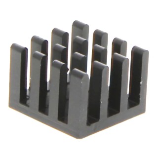 Fischer Elektronik Heatsink Universal Square Aluminium 27.4K/W Thermal Resistance 10 mm x 14 mm x 14 mm ICK BGA 14x14x10