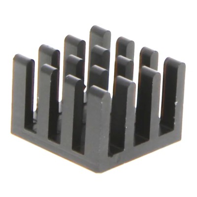 Fischer Elektronik Heatsink Universal Square Aluminium 27.4K/W Thermal Resistance 10 mm x 14 mm x 14 mm ICK BGA 14x14x10
