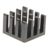 Fischer Elektronik Heatsink Universal Square Aluminium 27.4K/W Thermal Resistance 10 mm x 14 mm x 14 mm ICK BGA 14x14x10