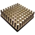 Fischer Elektronik Universal Square Aluminum Heatsink Black Anodised 3.7K/W Thermal Resistance 20 mm 32.7 mm ICK S 32x32x20