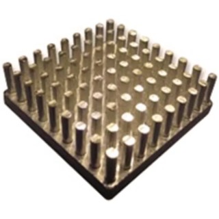 Fischer Elektronik Universal Square Aluminum Heatsink Black Anodised 3.7K/W Thermal Resistance 20 mm 32.7 mm ICK S 32x32x20