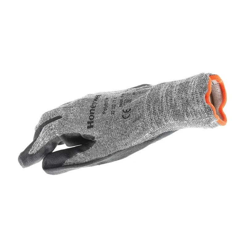 North POLYTRIL Grey Cotton Work Gloves, Size 11, Nitrile Foam Coating 2232273-11