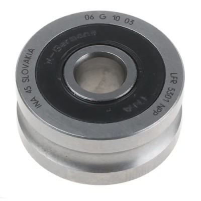 INA Yoke Cam Follower 12mm Bore Diameter, 42mm Roller Diameter, Static Load Rating 7700N, Dynamic Load Rating LFR5301-NPP