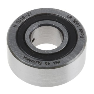 INA Yoke Cam Follower 12mm Bore Diameter, 30mm Roller Diameter, Static Load 3100N, Dynamic Load 5100N LR50012RS