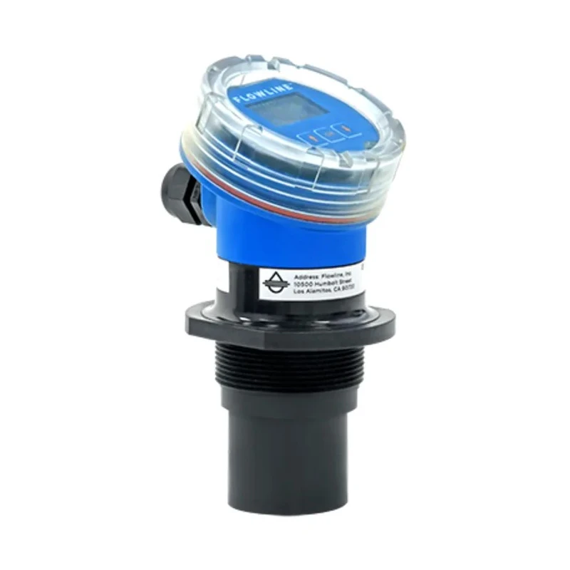 Flowline Reflective Ultrasonic Liquid Level Transmitter Vertical Horizontal Housing USB Interface UG06
