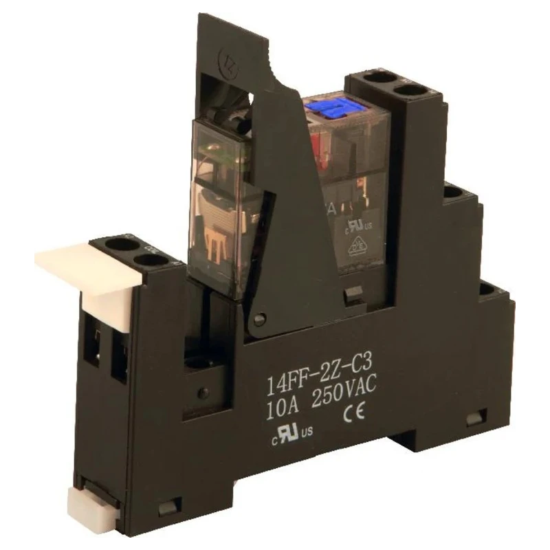 Hongfa Europe GMBH Electromechanical Interface Relay DIN Rail Mount 12V DC Coil SPDT 16A 1RMTFL-12-3