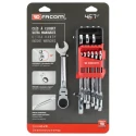 Facom 10-Piece Ratchet Spanner Set 8 To 19 mm Chrome Vanadium Steel 467BF.JP10PB