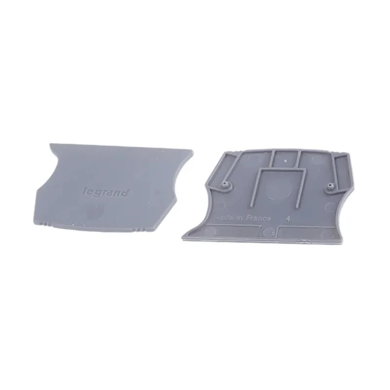 Legrand 375 Series Grey Polyamide End Cover for Use with DIN Rail Terminal Blocks 0 375 50