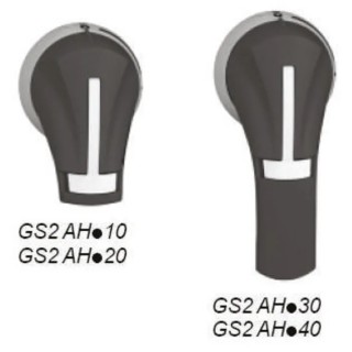 Schneider Electric Black and Grey Direct Frontal Rotary Handle for Switch Disconnectors TeSys GS Series GS2AH210