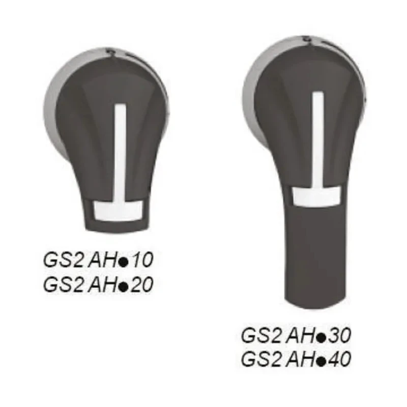 Schneider Electric Black and Grey Direct Frontal Rotary Handle for Switch Disconnectors TeSys GS Series GS2AH210