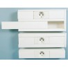 Planet-Wattohm Logix Industrial Cable Trunking White Polyvinyl Chloride 50mm Width x 50mm Depth x 2m Length W50mm