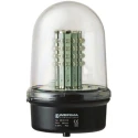 Werma BM 280 Series Red Beacon 230V AC Steady Base with LED Bulb, IP65 280.410.68