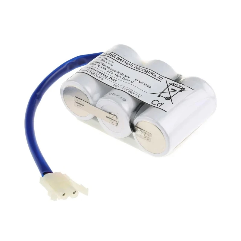 Yuasa 3.6 V NiCd Rechargeable Battery Pack 4500 mAh 3 Cells AMP Connector 3DH4-0LAP3