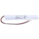 Yuasa NiCd Rechargeable D Cell Battery 4.8 V 4500 mAh AMP Connector 4DH4-0LA4