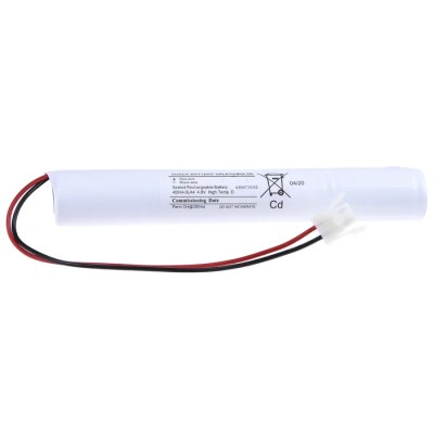 Yuasa NiCd Rechargeable D Cell Battery 4.8 V 4500 mAh AMP Connector 4DH4-0LA4
