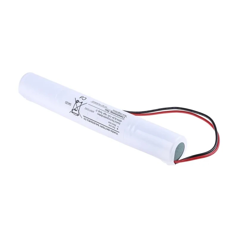 Yuasa NiCd Rechargeable D Cell Battery 4.8 V 4500 mAh AMP Connector 4DH4-0LA4