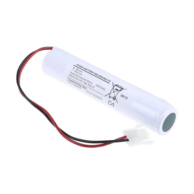 Yuasa 3.6 V NiCd Rechargeable Battery Pack 4500 mAh 3 Cells 3DH4-0LA4