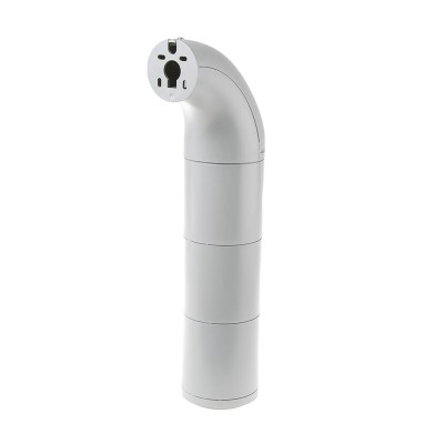 Werma 894 Series Clear Signal Tower No Sounder Component, 3 Lights 230V AC Tube, Wall Mount 894.180.68