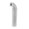 Werma 894 Series Clear Signal Tower No Sounder Component, 3 Lights 230V AC Tube, Wall Mount 894.180.68