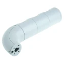 Werma Signal Tower, 3 Lights Green, Red, Yellow LED, 24V DC, Tube and Wall Mount 894.180.55