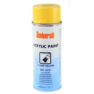 Ambersil Acrylic-Based 400 ml RAL 1018 Yellow Gloss Spray Paint 31653-AG