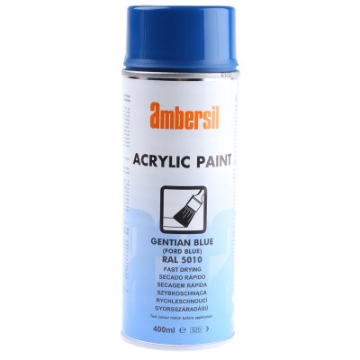 Ambersil 400 ml RAL 5010 Blue Gloss Acrylic Spray Paint 31653-AK