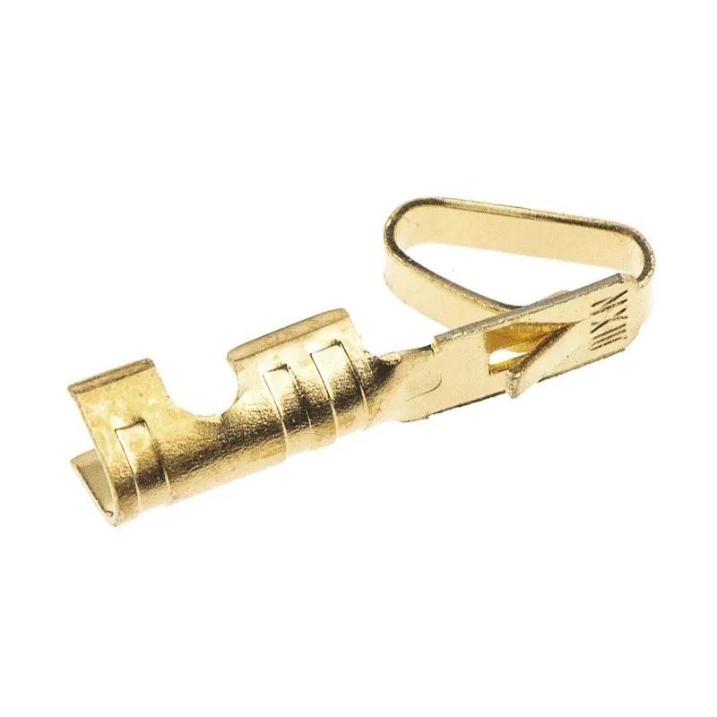 Molex 2759 Series Female Crimp Terminal 4A Current Gold Plating Brass Contact 30 AWG Min, 22 AWG Max 08-56-0110