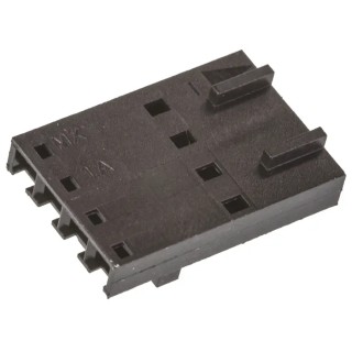 Molex SL Female Connector Housing 2.54 mm Pitch 4 Way 1 Row Straight 50-57-9404