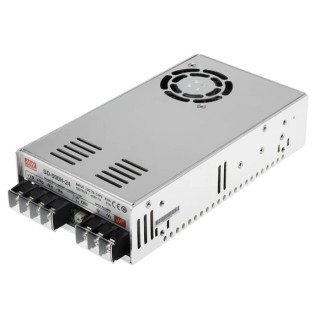 MEAN WELL DC/DC Converter, 24V DC Output, 144V DC Max Input, 72V Min Input, 504W Power, 89% Efficiency, Chassis SD-500H-24