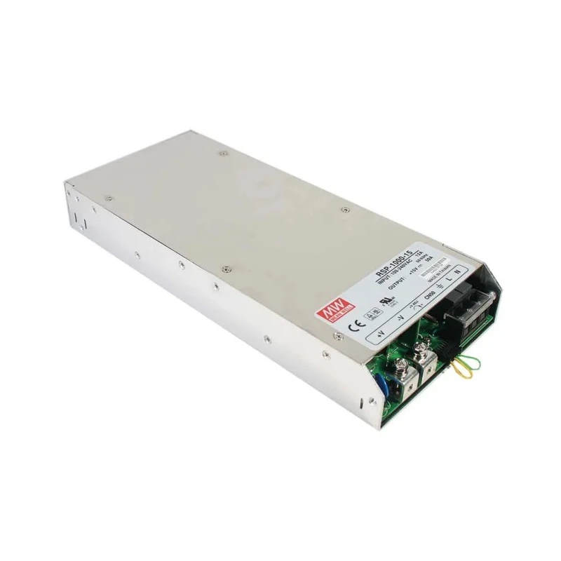 MEAN WELL RSP-1000-15 Switching Power Supply 15V dc, 750W, 90-370V AC/DC Input, 50A Output RSP-1000-15