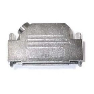 Amphenol Communications Solutions Economical Series Die Cast Zinc Right Angle D-Sub Backshell, 9 Way Strain 8655MHRA0901LF