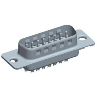 Amphenol Communications Solutions DP 15 Way Straight 2.74 mm Pitch Cable D-Sub Connector Male DAP15P065TXLF