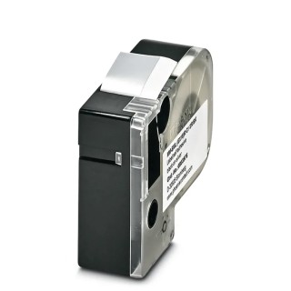 Phoenix Contact Black on Silver Label Printer Tape 8 m Length 18 mm Width for THERMOFOX Printers 0803976