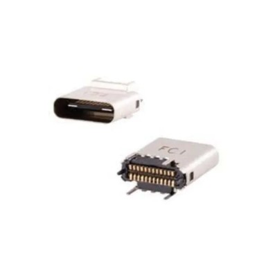 Amphenol ICC Straight Through Hole Female 1 Port USB Type C USB Connector 3.1 10132328-10011LF