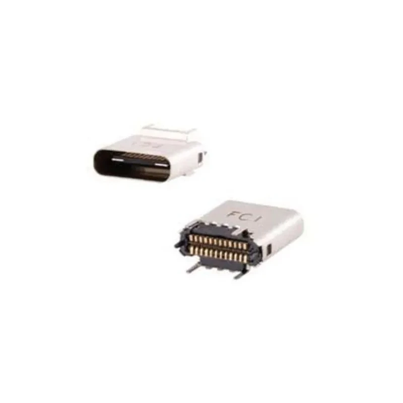 Amphenol ICC Straight Through Hole Female 1 Port USB Type C USB Connector 3.1 10132328-10011LF