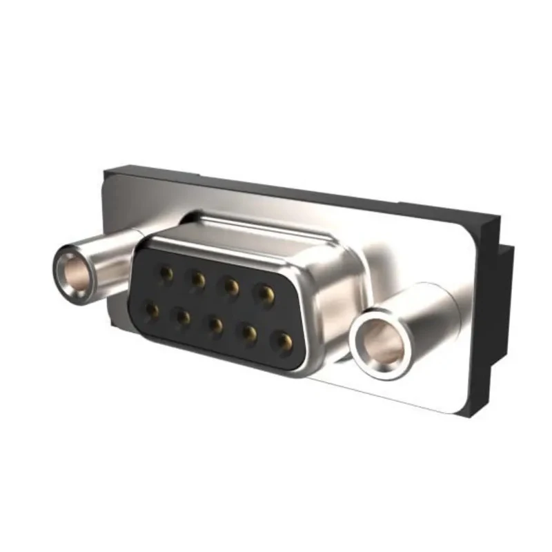Amphenol Communications Solutions Delta D 9 Way Right Angle 2.74 mm Pitch Plug-in D-Sub Connector with Screw D09S13A4GX00LF