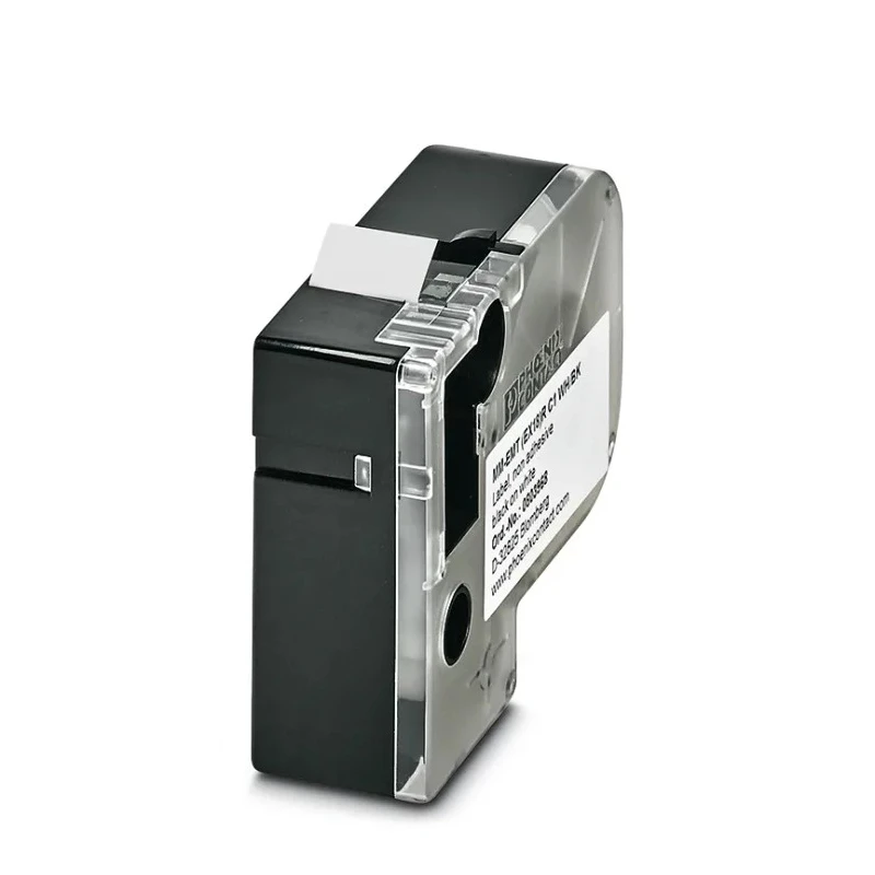 Phoenix Contact Black on White Label Printer Tape 5.5 m Length 18 mm Width 0803968