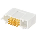 Rosenberger MultiMag 15 Straight Panel 15 Way Magnetic Connector Brass Contact Solder M9K102-199L