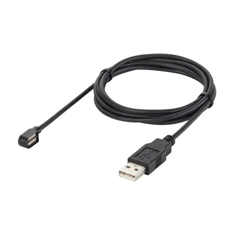 Rosenberger Female USB Type A to Male USB 2.0 Cable, Black, 1.5 m L99-029-1500