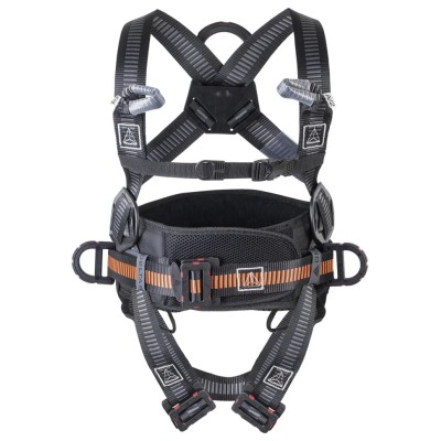 Delta Plus Fall Arrest Harness with 4 Anchorage Points, Belt Included, Insulates 20kV, Sizes M L S HAR44ELGT