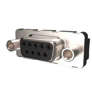 Amphenol Communications Solutions Delta D 9 Way Right Angle 2.74 mm Pitch Plug-in D-Sub Connector with Screw D09P33E6GV00LF