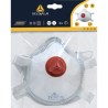 Delta Plus M1300 Series FFP3 Disposable Valved Cup Face Mask 2 Per Pack