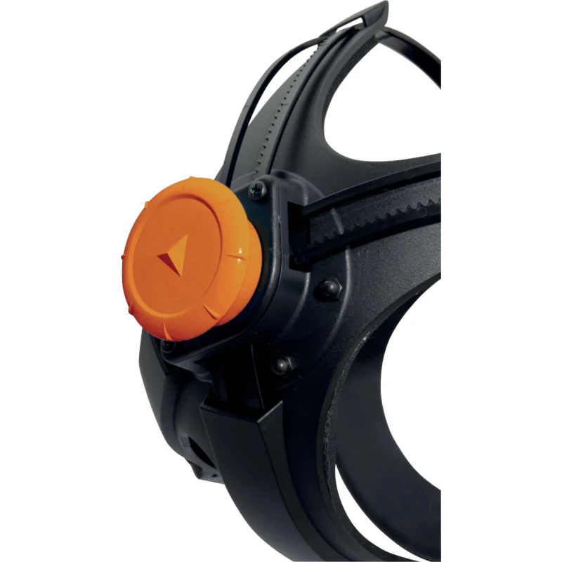 Delta Plus Full Mask Respirator Mask Silicone Polycarbonate Adjustable Size M9200NO