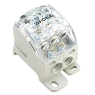 Weidmüller Distribution Block 5 Way 1kV AC/DC 192A Wemid Housing Grey 1562210000