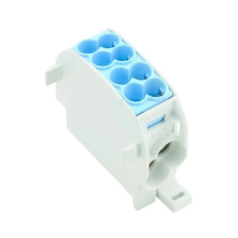 Weidmüller Distribution Block 2 Way 1 kV AC, 1 kV DC, 152A Current, Blue, Model 1560670000