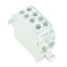 Weidmüller 2 Way Distribution Block 1 kV AC, 1 kV DC, 202A Current, Grey 1561680000