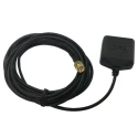 RF Solutions Active Square GPS Antenna with SMA Connector, 5m Cable, 28dBi Gain ANT-GPSC-SMA